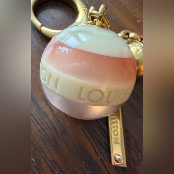 Louis Vuitton Mini Lin Croisette Bag Charm – Pink & Beige Resin - Picture 4 of 8